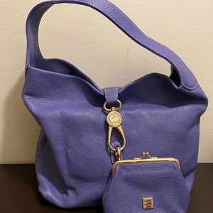 Dooney & Bourke Pebble Logo Lock Large Sac and Kiss Lock Coin Purse